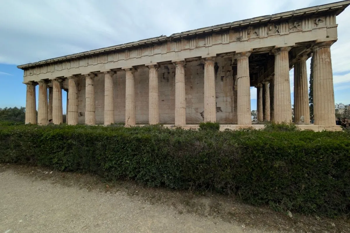 Templul lui Hefaistos din Agora Antică — cel mai bine conservat templu antic din Grecia
