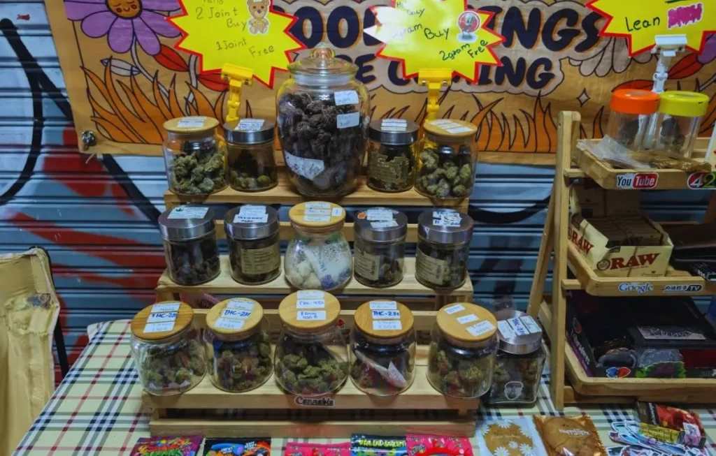 Canabis la vanzare pe strazile din Bangkok - Interzis in Thailanda