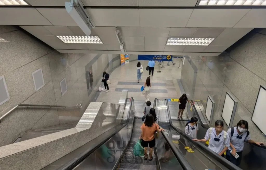 Interior BTS din Bangkok