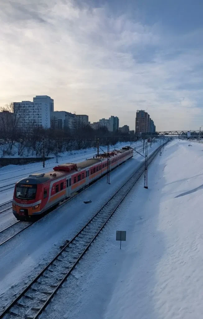 Tren pe zapada in Varsovia