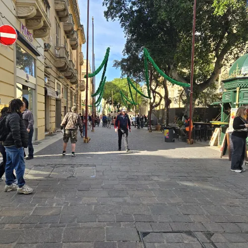Pe strazile din Valletta, Malta