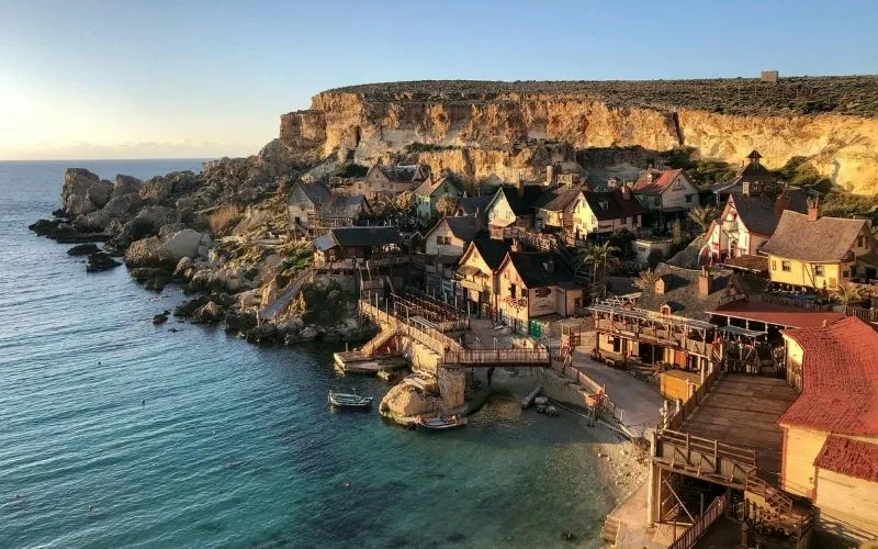 Satul lui Popeye Malta Popeye Village
