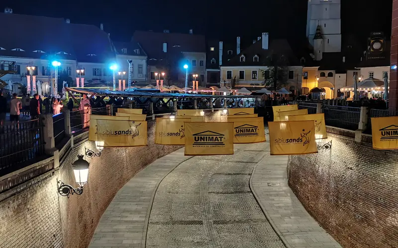 Obiective turistice Sibiu — Piața Mare și turnul Sfatului