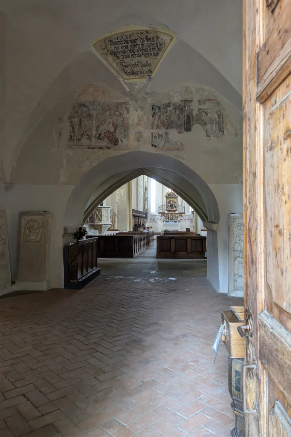 Interiorul bisericii din Deal, Sighișoara