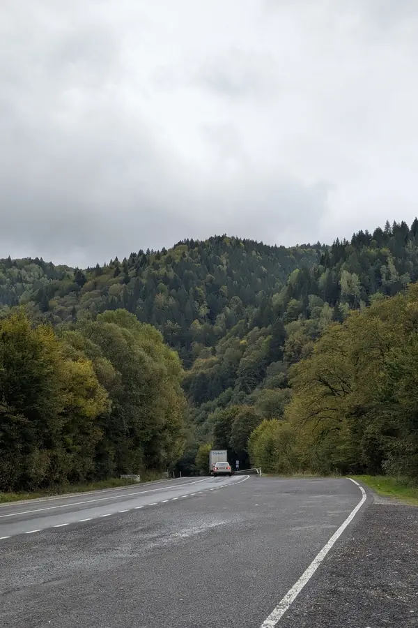 Peisaj montan în Maramureș