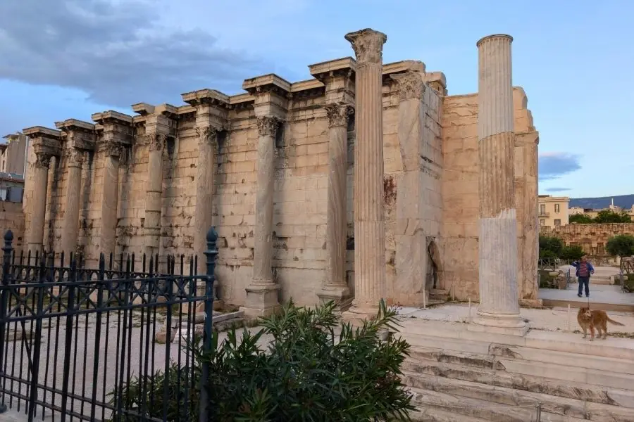 Biblioteca lui Hadrian din Atena, Grecia