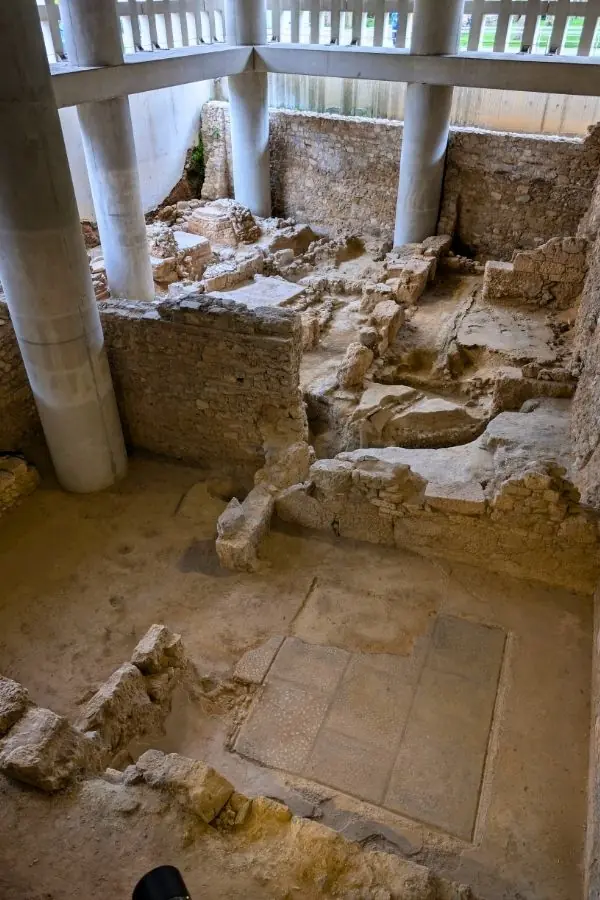 Muzeul Acropole din Atena - Subsol